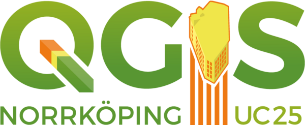 Logo QGIS User Conference 2025 Norrköping
