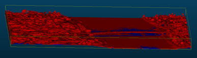 Auswahl der Pointcloud im DB-Tree und Markierung